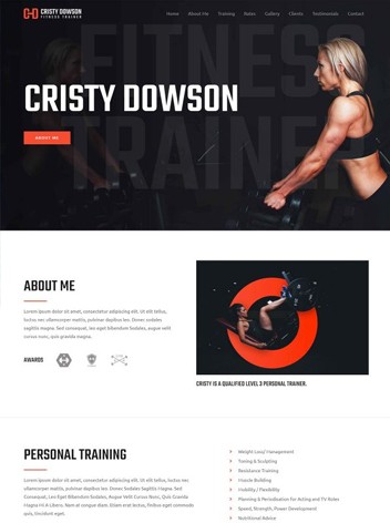 Cristy Dowson- Fitness Trainer