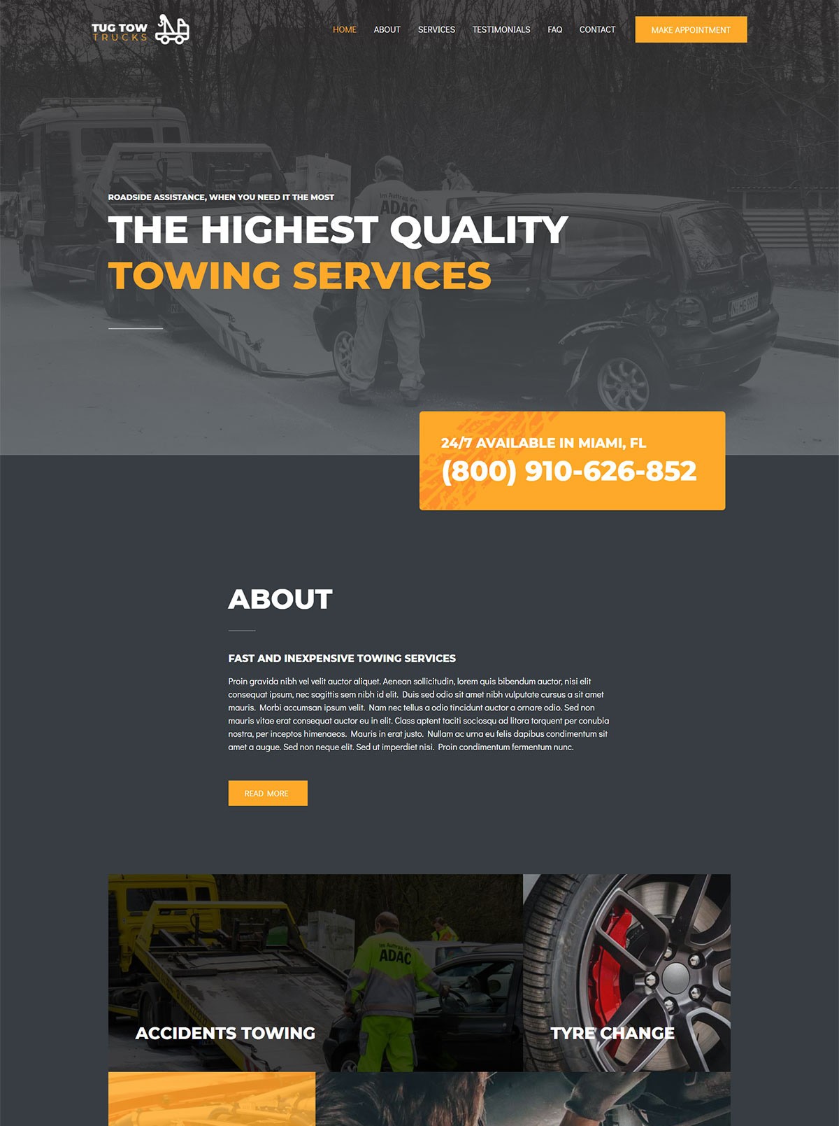 Tug Tow Trucks (Towing Services)