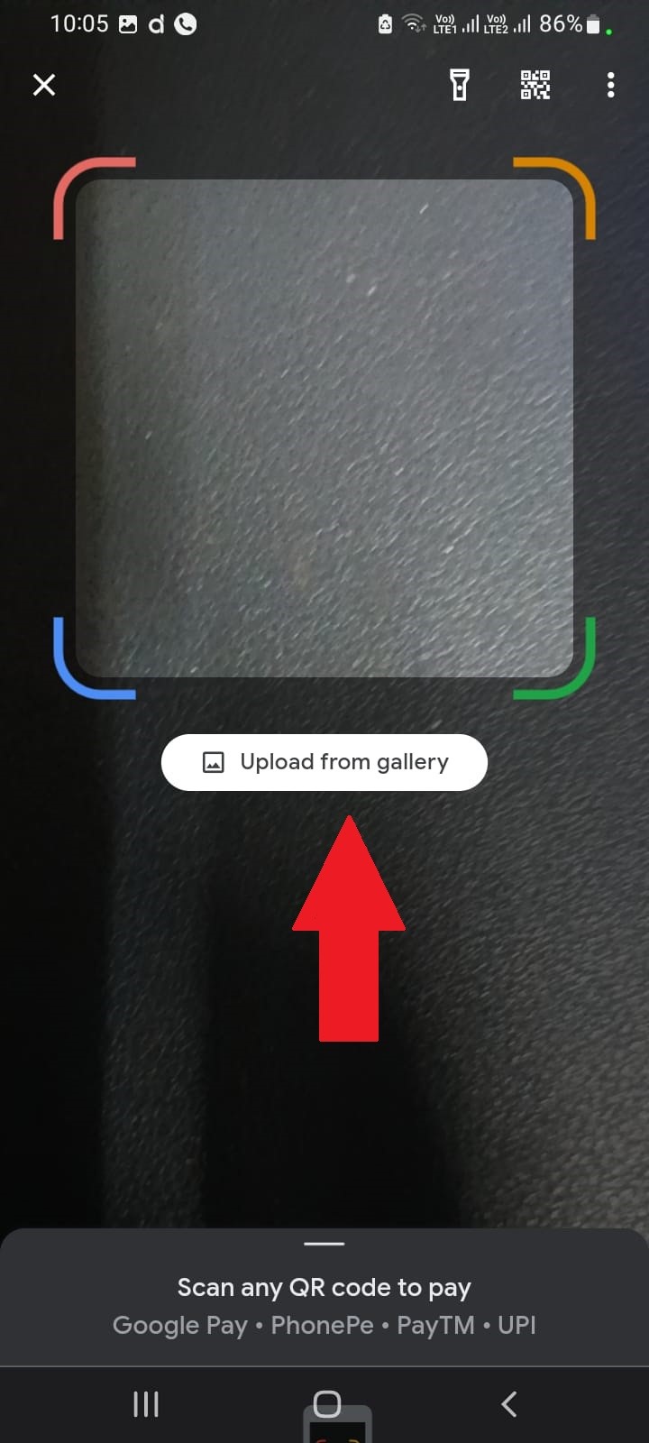 Scanning QR from phone within Business  Solutions